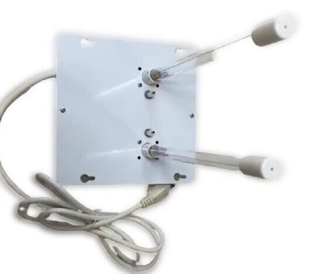 New Design HVAC PureUV Air Cleaner Dual Yup357 with Plasma Generator in-Duct Whole Home HVAC Negative Ion Air Purifier