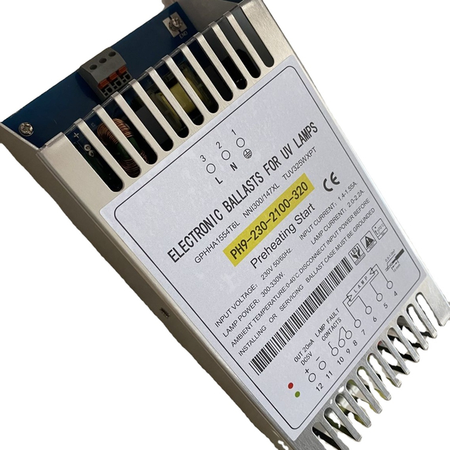 320W Electronic Ballasts PH9-230-2100-320 for UV Lamps Gphha1554t6l Nni300/147XL TUV325wxpt 