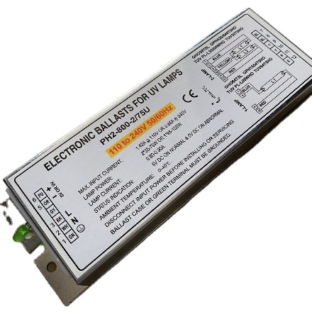 PH2-800-2/75u Ballast for Gho36t5l, Gph436t5ho, Gph843t5ho, TUV36t5ho, TUV Pll35/60who UV Lamps 