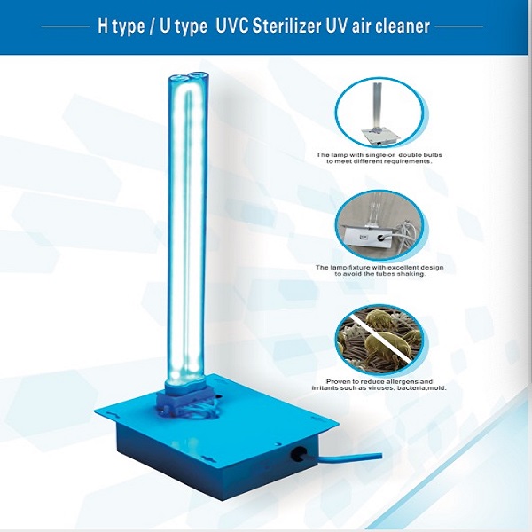 60W Ultraviolet Light for HVAC Systems UVC 254nm Air Purifier HVAC 60W AC UV Cleaner 