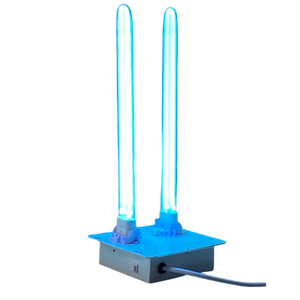 Dual U Shape Bulb Super Power High UV Output HVAC UV Light 80W Air Duct UV Lights Ultraviolet Air Purifier UVC Air Cleaner Germicidal UV Lights 