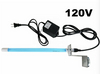 120V Glass UV Lamp with 1pcs 14" Ultraviolet Bulbs High Permeability for Commercial HVAC Coil Systems Air Purifier Parts